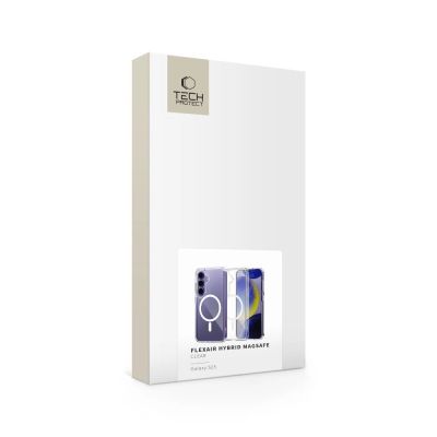 6. Tech-Protect FlexAir Hybrid MagSafe Case for Samsung Galaxy S25 - Clear