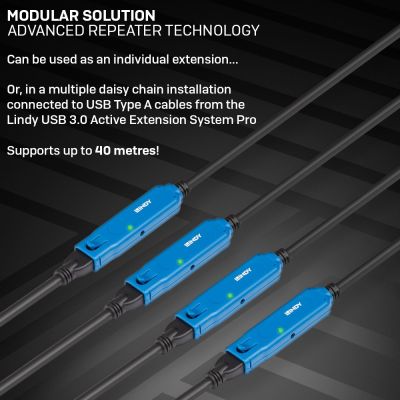 7. Lindy 43380 USB Cable USB 3.2 Gen 1 (3.1 Gen 1) 5m USB C USB A Black