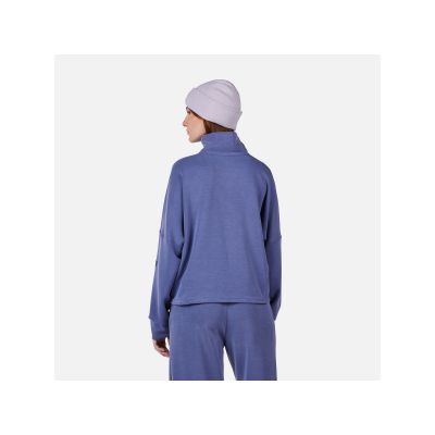 3. ROSSIGNOL W CHAVANETTE HZ SCUBA FLEECE women's sweatshirt blue