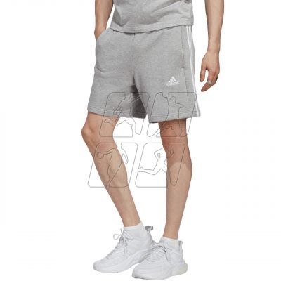 3. Adidas Essentials French Terry 3-Stripes M IC9437 shorts