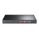 TP-LINK TL-SL1218MP PoE Switch (16x 10/100Mbps, 2x 10/100/1000Mbps), Unmanaged PoE switch, 16 10/100 Mbps ports, 2 Gigabit ports, High total PoE power supply - up to 30 W on each PoE port and 250 W for all PoE ports*.