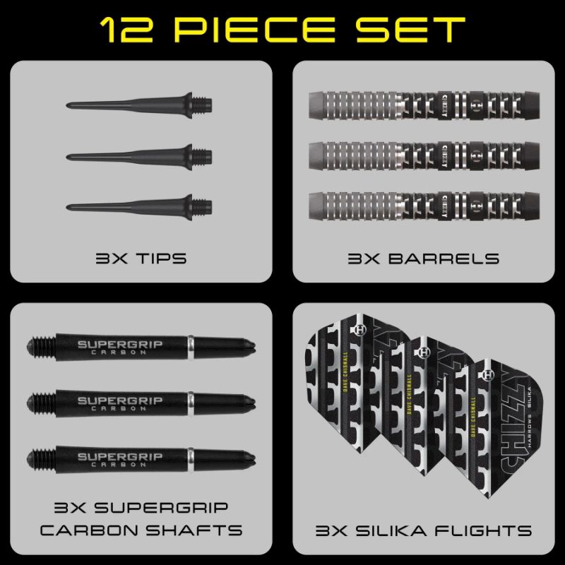 4. Harrows Chizzy Series 4 Darts 90% Softip