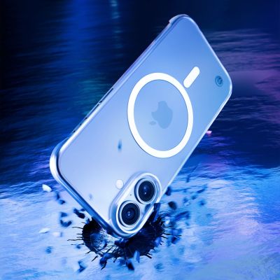 4. 3mk Just20g MagCase for iPhone 16 - transparent