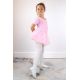 8. Leather ballet shoes with white elastic bands Jr Nazo