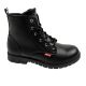 Levi's girls' Pasadene SE ankle boots, black, with zipper
