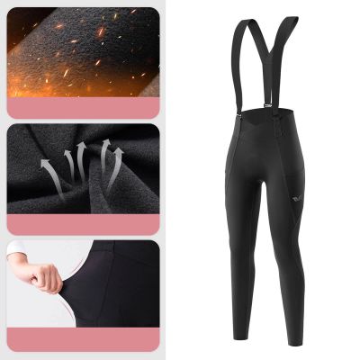 6. Rockbros YDCK006 TVI Women's Cycling Bib Shorts with Pad Size S - Black