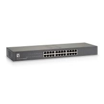 LevelOne GSW-2457 Network Link Unmanaged Gigabit Ethernet (10/100/1000) Black