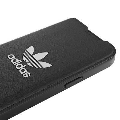 5. Adidas OR Booklet Case BASIC iPhone 14 Pro 6.1" black/black white 50182