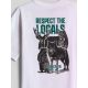 7. Boy's regular printed T-shirt 4F 4FJKAW26TTSHM4457-10S
