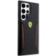 4. Ferrari Carbon Contrast Edges Case for Samsung Galaxy S23 Ultra - Black