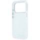 7. Karl Lagerfeld IML Rhinestones Allover and Electroplated Logo Case for iPhone 17 Pro / 18 Pro - White