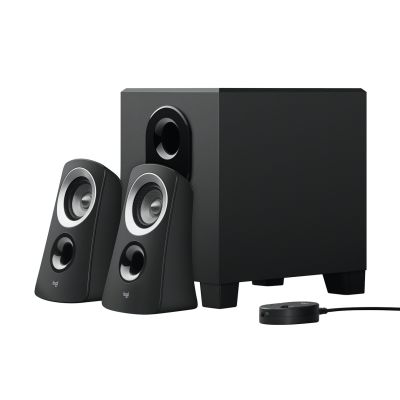 3. Logitech 980-000413 computer speaker set (2.1; black)