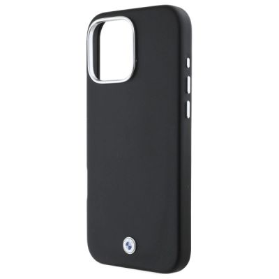 6. BMW Sign Full Wrapped Metal MagSafe Case for iPhone 16 Pro Max - Black
