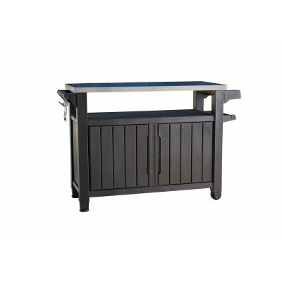 11. Curver Keter UNITY XL 183 L graphite grill table