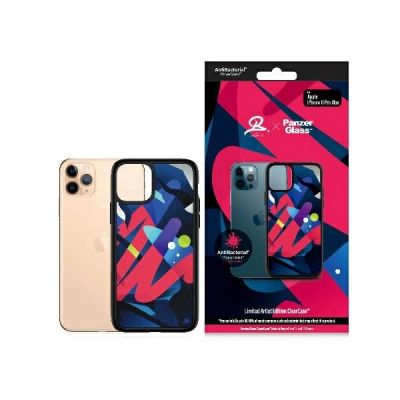 PanzerGlass ClearCase antibacterial Mikael B Limited Artist Edition case for iPhone 11 Pro Max - multicolored