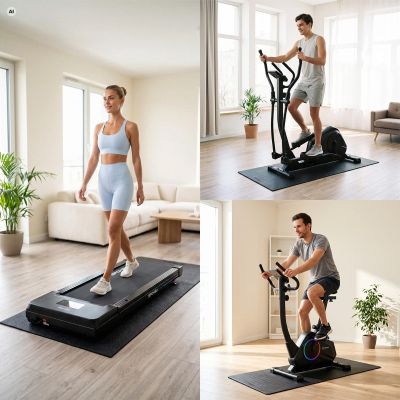 15. Spokey EQUI MAT protective mat for cardio equipment 170 cm
