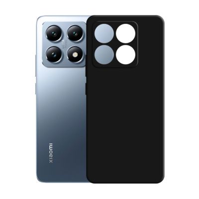 4. 3mk Silicone Case for Xiaomi 14T - black