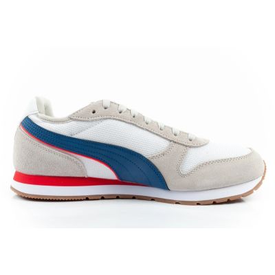 4. Puma sports shoes men's sneakers ST Miler fashionable comfortable light gray white