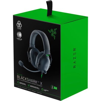 14. Razer BlackShark V2 X Gaming Headset, Black