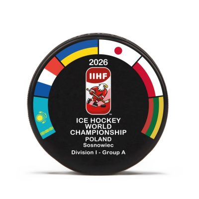2. IIHF World Championship IA Sosnowiec 2026 puck