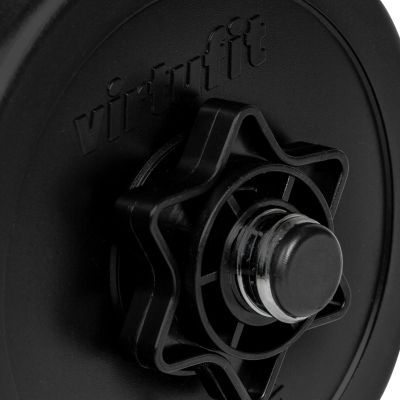 3. VIRTUFIT ADJUSTABLE DUMBBELL SET - VINYL - 2 X 14 KG