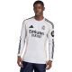 adidas Real Madrid 25/26 Long Sleeve Home Men's Jersey White JN8884