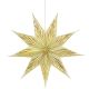 2. DECORATIVE HANGING PAPER STAR FSC 18x75CM WHITE 9 ARMS MICA