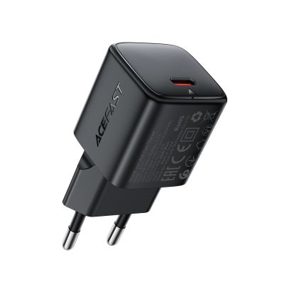 Acefast A117 GaN PD 20W USB-C Wall Charger - Black