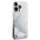 4. Guess GUHCP14XLCSGSGH iPhone 14 Pro Max 6.7" white/white hardcase Liquid Glitter Marble