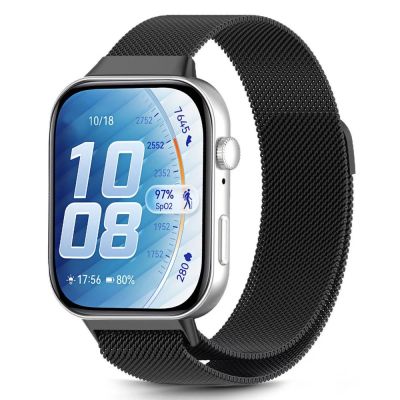 8. Tech-Protect MilaneseBand for Huawei Watch Fit 3 - Black