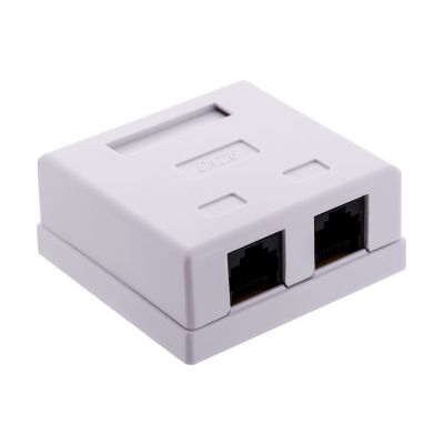 ALANTEC UTP cat.6 surface-mounted socket 2xRJ45