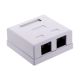 ALANTEC UTP cat.6 surface-mounted socket 2xRJ45