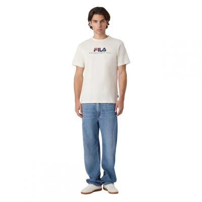 7. Fila Men's Valsera Regular Logo T-shirt FAU0225.10010
