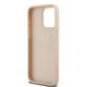 13. DKNY Leather Mono Stripe & Metal Logo case for iPhone 15 Pro Max - pink