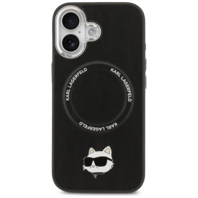 3. Karl Lagerfeld Choupette Pin MagSafe Case for iPhone 17 - Black