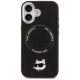 3. Karl Lagerfeld Choupette Pin MagSafe Case for iPhone 17 - Black