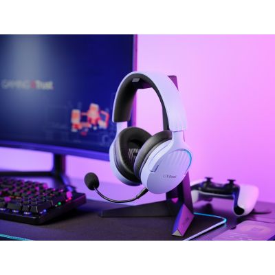 21. Trust GXT 491P FAYZO WIRELESS Purple Gaming Headphones