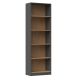 R60 bookcase 60x30xH182 anthracite/artisan
