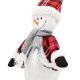 9. DECORATIVE SNOWMAN 50CM RED
