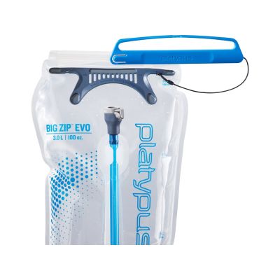 4. Platypus BIG ZIP Daily Use 3000 ml Polyethylene, Silicone Blue, Transparent