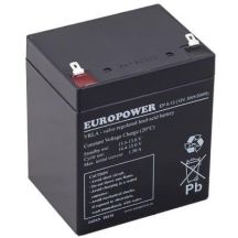 EUROPOWER EP series 12V 5Ah T1 AGM battery (Lifespan 6-9 years)