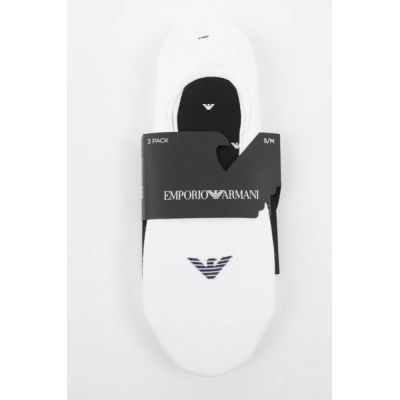 8. Emporio Armani Calza micro socks cotton white 3-pack