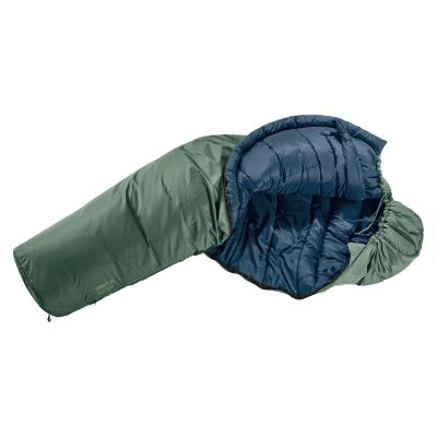 2. Deuter Orbit EL 0C/32F Adult Mummy Sleeping Bag Fabric, Polyethylene Sulfone (PES), Ripstop Green