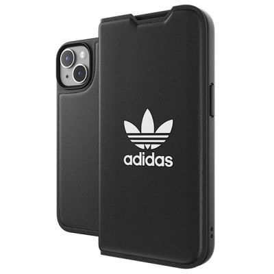 8. Adidas OR Booklet Case BASIC iPhone 14 6.1" black/black white 50181