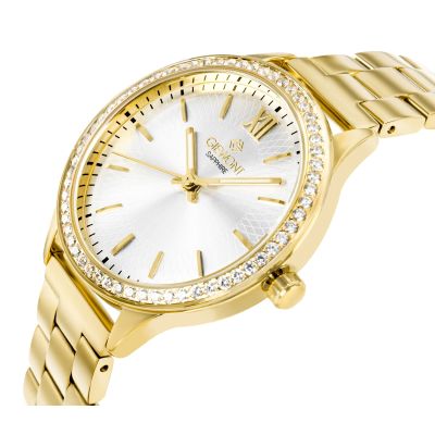 2. Giewont Sapphire Gold Silver Women's Watch GW1140-B2