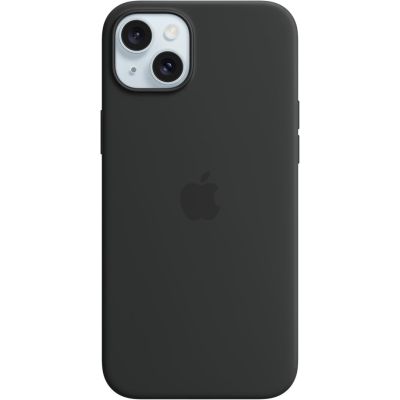 2. Apple Silicone Case with MagSafe Black, for Apple iPhone 15 Plus, MT103ZM/A