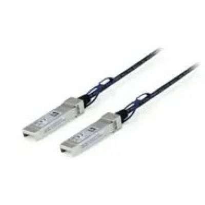 2. LevelOne DAC-0103 InfiniBand/Fiber Optic Cable 3m SFP+ Black, Stainless Steel