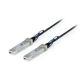 2. LevelOne DAC-0103 InfiniBand/Fiber Optic Cable 3m SFP+ Black, Stainless Steel