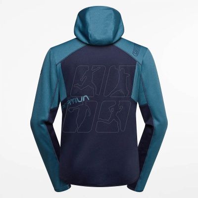 4. La Sportiva Cosmic Hoody M L69 643642 Deep Sea/Hurricane sweatshirt