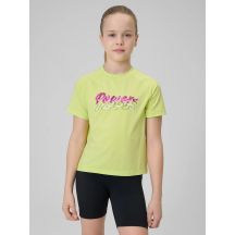 Girls' quick-drying sports T-shirt 4F 4FJRSS26TFTSF2386-45S